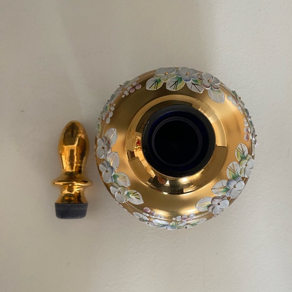 NWB Parfume Bottle Blue High Enamel - Picture 11 of 12